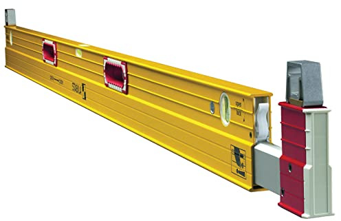 STABILA Teleskop-Wasserwaage Type 106 T, 213 – 376 cm, mit Abstandhaltern