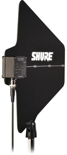 Shure UA874US Active Directional UHF Antenna with Gain Switch (470-698 MHz), Black