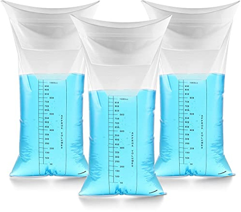 Primacare CB-7142 Einweg-Emesis-Erbrochene, Krankenhausbeutel in medizinischer Qualität, für Reisen, Reisekrankheit und Übelkeit, Kinder, automatische Versiegelung, 15,2 cm, starrer Kragen,