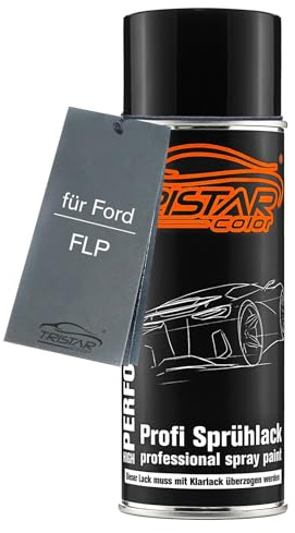TRISTARcolor Autolack Spraydose für Ford FLP Daytona Yellow/Daytona Gelb | Basislack, Sprühdose 400ml