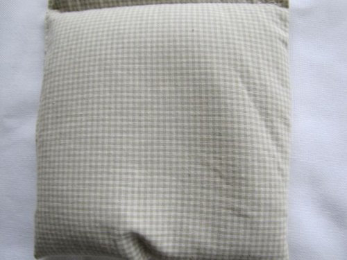 Saling, Rapssamenkissen gute Alternative zur Wärmflasche, ca 20 x 10 cm, beie/natur