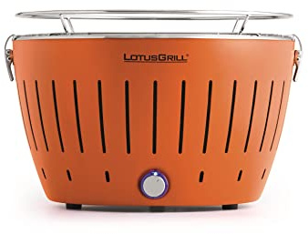 LotusGrill, Griglia a carbone senza fumo, mandarin orange, D. = 3 5 cm