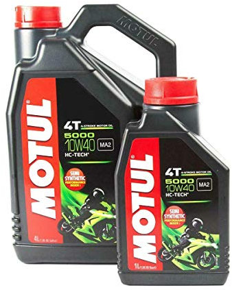 Motul 5000 4T 10W-40 HC-Tech 4 litre+1 litre free