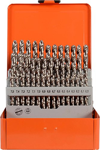 Projahn Spiralbohrer Kassette Speed (41-teilig, HSS-Co ECO Line, mit Zylinderschaft, cobaltlegiert, geschliffene Qualität) 60545