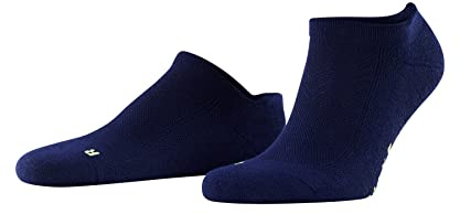 FALKE Unisex Cool Kick Sneaker strumpor, andas, kylningseffekt, polyester, ankellängd, vardaglig färgglad strumpa, 1 par, Blå (Marin 6120), 9-10