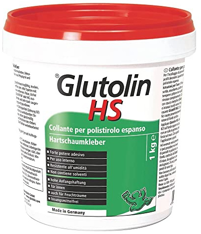 Glutolin Hs Styroporkleber 1 kg ideal zum Verkleben von Depron-Platten