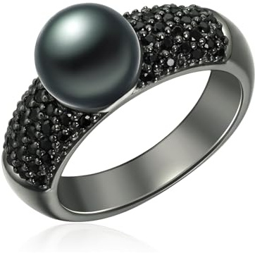 Valero Pearls Anillo de perlas para Mujer Plata de ley 925