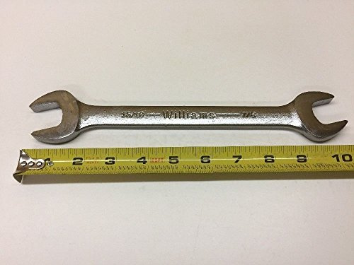 Williams 1033A Double Head Open End Wrench, 7/8 by 15/16-Inch