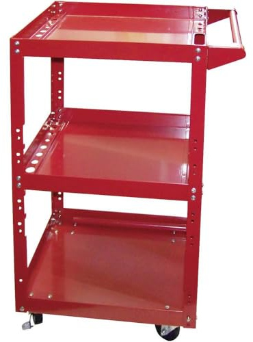 Berger & Schröter + Schröter 60464 Werkzeugrollwagen Servicewagen Rot (L x B x H) 410 x 510 x 900 mm