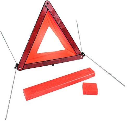ProPlus 540271 Warndreieck Modell E-Typ geprüft inkl. Aufbewahrungsbox zum sicheren Verstauen im Auto, LkW, Bus