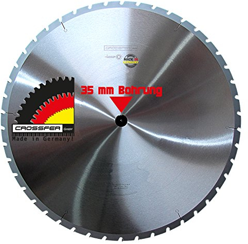 Hoja de sierra circular de metal duro, resistente a los clavos, 600 x 35, Z40 FF para sierra circular de mesa, sierra circular manual, sierra ingletadora y sierra circular basculante. Hoja de sierra de corte grueso para procesamiento de madera y leña.