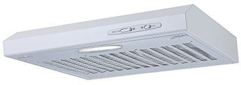 Cookology Visor Cooker Hood | 50cm Kitchen Extractor Fan in White