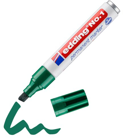 Edding 719341 - Green Permanent Markert with Chisel tip 1,5mm