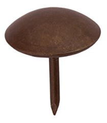 Sysfix 3311623 Nieten aus Eisen, bronziert, 16 mm, 100 Stück
