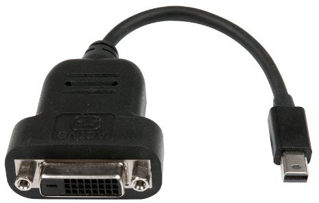 HIS HMDPSDVIEYE Adaptateur de câble Mini DisplayPort Single Link-DVI Noir