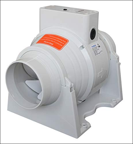 XFLO150 Standard Extractor Fan 6 150mm Hydroponics Bathroom Inline 530 m3/hr