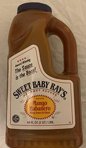 Sweet Baby Rays Mango Habanero Wing Sauce & Glaze 64 Oz. (1-Pack)