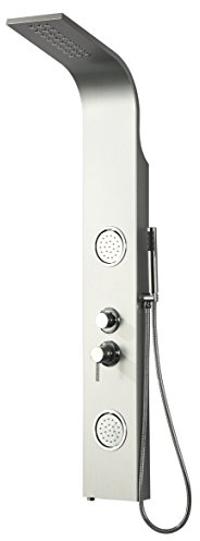 DP bath - Duschpaneel mit Hydromassage, 1 Stück, silber, A-51