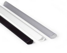 Durable Klemmschiene A4, 80 Blatt, schwarz, 25 Stck