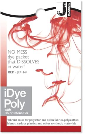 Jacquard, Stofffarbe/Färbemittel, iDye, 14 Gramm, Schwarz rot