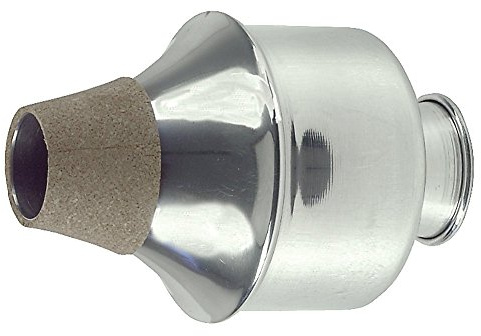 Tom Crown Dämpfer Wow-Wow Bb/C-Trompete, Aluminiumkorpus