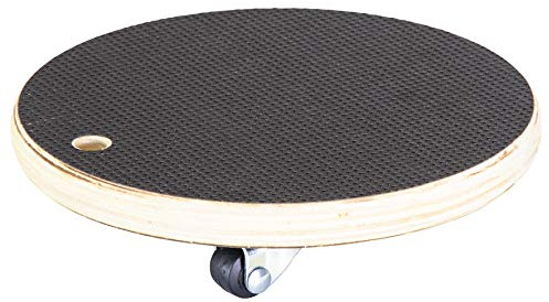 WAGNER Transporthilfe MM 1106 I Ø 20 cm – ideal für Unhandliches, Geräte & Möbel I Tragkraft 100 kg I Griffloch I rutschfeste Oberfläche I FSC®-Zertifiziert - 20110601