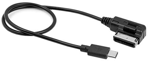 JSER Ladekabel AMI MDI auf USB-C/USB 3.1, für Autos, für MacBook & Chromebook Laptop