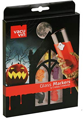 Vacu vin 1886260 Glassmarker Creepy Creatures 13-er Set