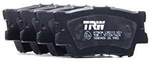 TRW GDB3426 Pastillas de Freno Juego de 4 para Toyota RAV 4 IV (_A4_) 2012 - Eje Trasero y Otros Vehículos
