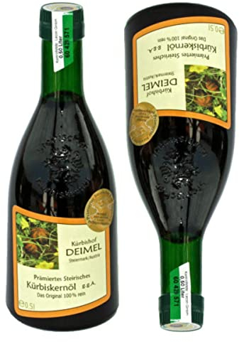 Kürbishof DEIMEL Steiermark/Austria - Value Pack 2 x 500ml - Original Styrian pumpkin seed oil from Austria