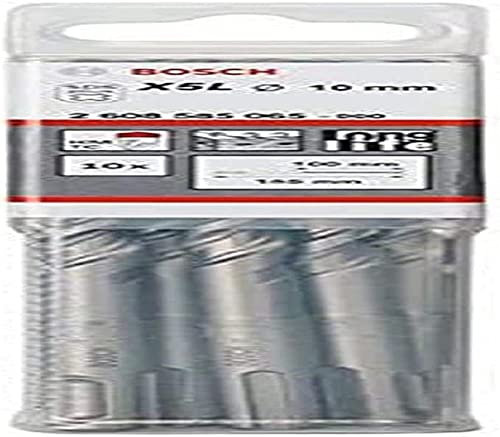 Bosch Professional, Punte per martelli perforatori SDS-plus-7 (10 Pezzi, Ø 10 mm)