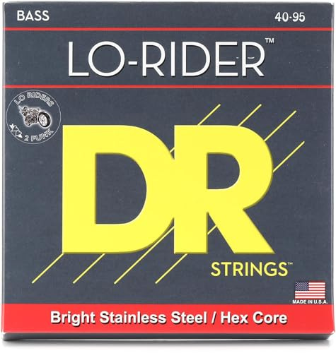 DR Strings MUSIC Lo Riders E-Bass Steel