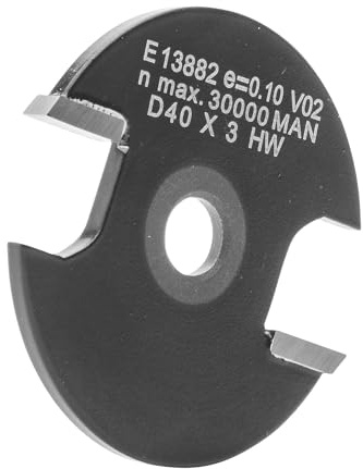 ENT 13882 Scheibennutfräser HW, Schaft (S) 6,35 mm, Durchmesser (D) 40 mm, NL 3 mm