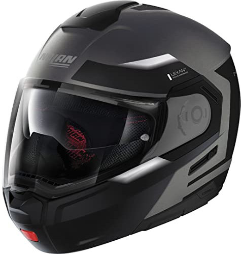 Nolan N90-3 Reflector N-Com Klapphelm, schwarz matt/grau, L (60/61)