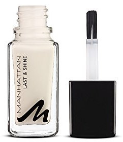 Manhattan Last & Shine Nagellack, Glitzernd roter, glänzender Nail Polish für 10 Tage perfekten Halt, Farbe Bring It On 640, 1 x 10ml