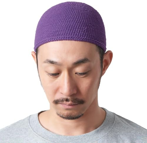 CHARM Herren Mütze Short Beanie & Strick Kopfbedeckung | Männer Skull Cap, Gebetsmütze, Muslim Kappe, Islam Kufi, Takke, für Namaz, in 2 Größen