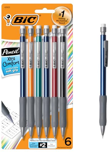 Matic Grip Mechanical Pencil, 0.5 mm, Assorted Barrel, Sold as 1 Package
