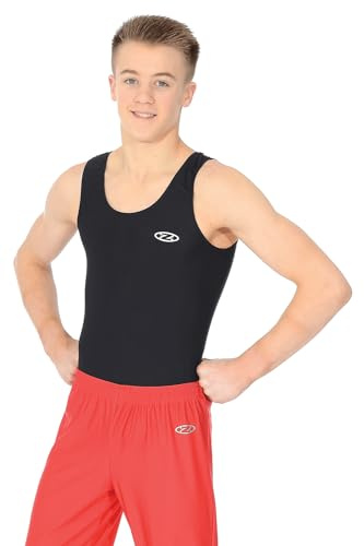The Zone Z119 Boy's Nylon/Lycra Leotard Black Size 34