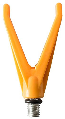 Wurmbaden Rutengabel für Rutenhalter Rutenständer Auflage Butt Grip Rutenauflage für Rod Pods Banksticks (V-Form)
