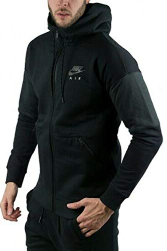 NIKE Men Air Hooded Jacket Men's Jacket - Black, Large - 48/50
