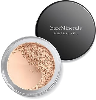 bareMinerals Mineral Veil Translucent Setting Powder, SPF 25 Translucent, Vegan, Cruelty-Free & Dermatologist-Tested