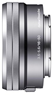 Sony SELP1650 16-50mm Power Zoom Lens, Silver (Non-Retail Package)