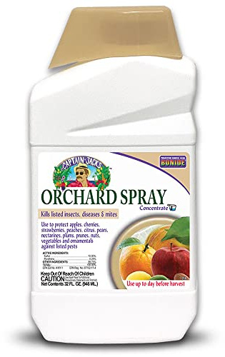 Bonide Captain Jack's Citrus, Fruit & Nut Orchard Spray, 32 oz Concentrate, Multi-Purpose Fungicide, Insecticide and Miticide
