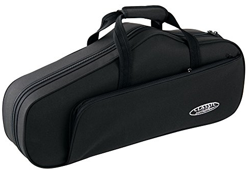Classic Cantabile Leichtkoffer für Altsaxophon (Alt Saxophon Koffer, Lightcase, Softcase für Altsax, reiß- und wasserfestes Außengewebe, hochwertige Thermopolsterung, Außenmaße: 64 x 29 x 18 cm)