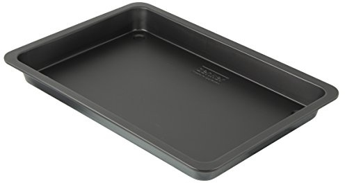 Zenker Grill- und Auflaufform (42 x 4 x 29 cm) SPECIAL COOKING, rechteckige Ofenform mit Antihaftbebeschichtung, Backform für krosse Braten & saftige Aufläufe (Farbe: Schwarz), Menge: 1 Stück