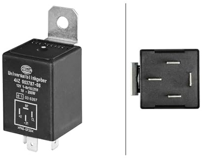 HELLA 4AZ 003 787-081 Blinkgeber - 12V - 4-polig - Anbau/gesteckt