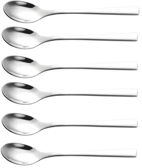 IMEEA 4.5 Inch Small Espresso Spoons SUS304 Stainless Steel Demitasse Spoons, Set of 6