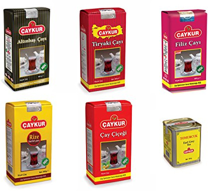 Cay Lot de 6 sachets de thé noir