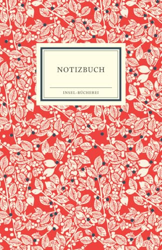 Notizbuch Insel-Bücherei »Hagebutte«: Hardcover, B6, Blanko, 96 Seiten
