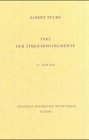 Taxe der Streichinstrumente